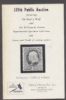 PAUL J. WOLF AND WILLIAM H. HATTON DEPARTMENTAL SPECIMEN COLLECTIONS Essays & Proofs 50: Auctions Official Stamps United States and Worldwide Philatelic Literature