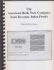 THE AMERICAN BANK NOTE COMPANY STATE REVENUE INDEX PROOFS Revenues 20: Handbooks State Revenues United States and Worldwide Philatelic Literature